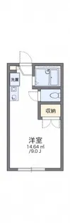 レオパレスプルニエII【2階】の間取り