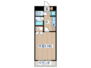 第2サンハイツ通町【7階】の間取り
