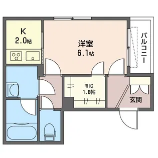 ベルホワイト【3階】の間取り