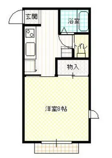 レジデンスK&M B棟【1階】の間取り