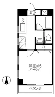 フレンディ茅ヶ崎【3階】の間取り