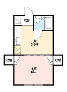 フラワーハイツ【2階】の間取り