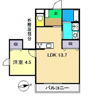 アテナ【2階】の間取り