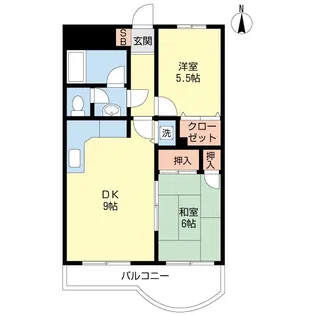 ウイングストリーム1番館【3階】の間取り