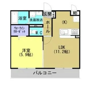 ルミエール【2階】の間取り