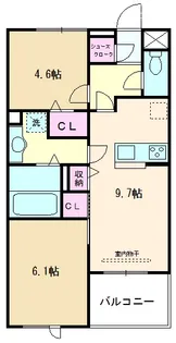 クレストヒル【2階】の間取り