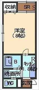 フルール・ド・スリジェ【1階】の間取り