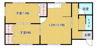 ラージハウス【2階】の間取り