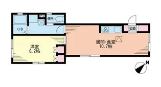 東京都渋谷区本町6【マンション】の間取り
