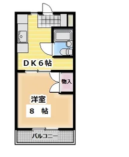 静岡県富士市さんどまき【マンション】の間取り