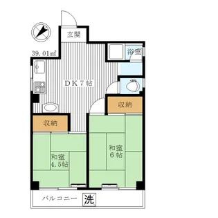 長崎屋ビル【3階】の間取り