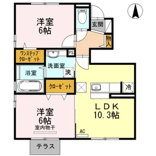 デネブ【1階】の間取り