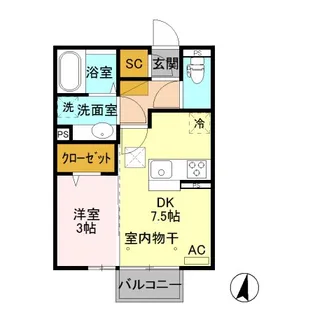 アルファベットII【2階】の間取り