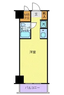 ルイシャトレ恵比寿【5階】の間取り