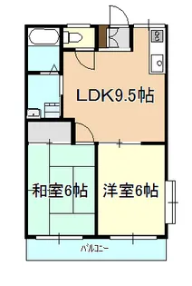 岡山県岡山市南区東畦【アパート】の間取り