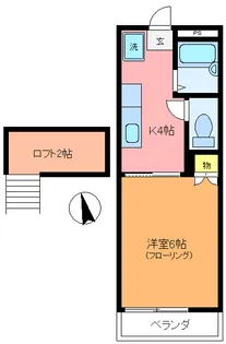 ウィンベル嶋田【1階】の間取り