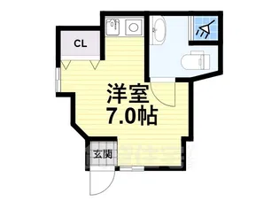 シェスム正雀【1階】の間取り