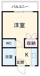 コーポ能勢【2階】の間取り
