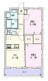 Cinq Blanc【1階】の間取り