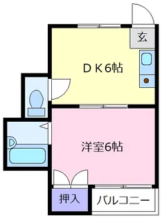 リテシュロット【4階】の間取り