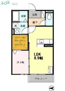 グランド ソレーユ B【2階】の間取り