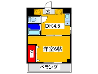 アーバンドゥコンゴー【3階】の間取り