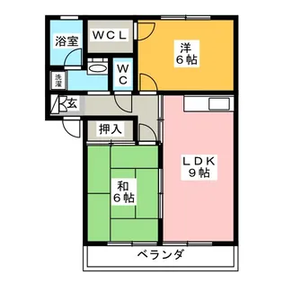 ウイスタリア【1階】の間取り