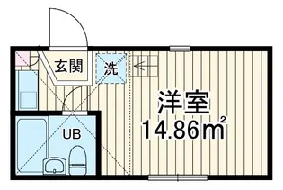 ユナイトステージ汐入弐番館【2階】の間取り