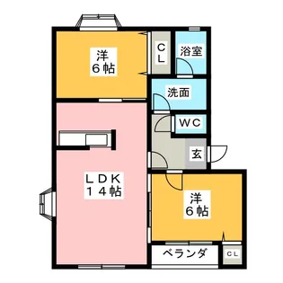 第2MHハウスG【1階】の間取り