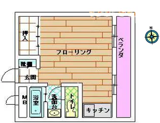 グランディア篠原弐番館【3階】の間取り