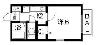 プルミエ【1階】の間取り
