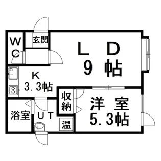 レジデンス城山I【2階】の間取り