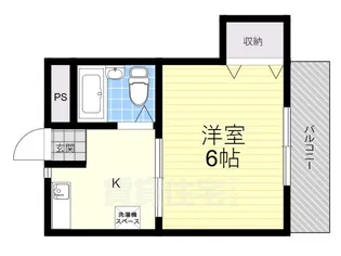 シャルマンなびか【1階】の間取り