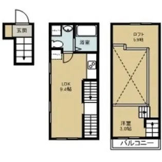 White Hills East(ホワイト ヒルズ)【2階】の間取り