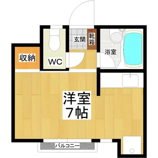 原コーポ【3階】の間取り