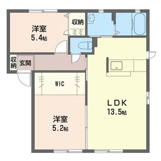 エスポワール A【1階】の間取り
