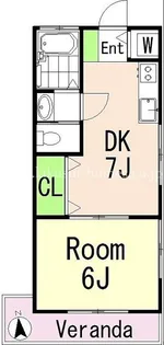 カーサオギクボ【2階】の間取り
