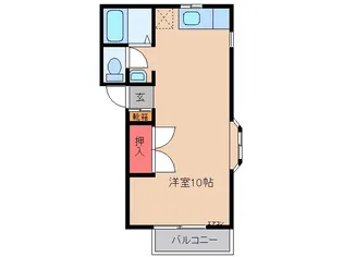 カラントアン阿見【1階】の間取り