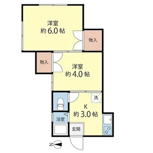 フジエイマンション【2階】の間取り