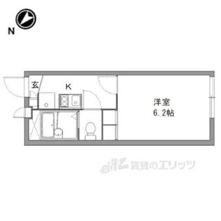レオパレス都丘【1階】の間取り