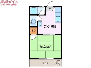 青葉ハイツ【2階】の間取り