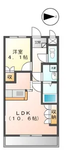 スターライズ【2階】の間取り