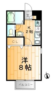 CREA FUKAZAWA【1階】の間取り