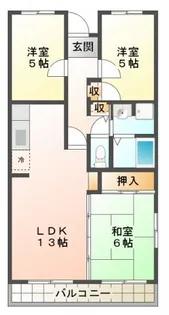 ベルII【2階】の間取り