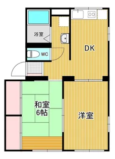 ノーブルA棟【2階】の間取り