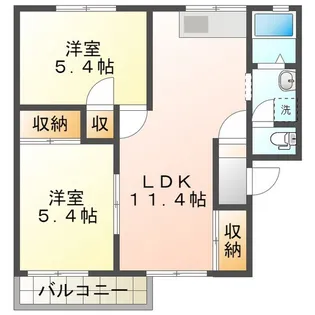 シティライフ原永【2階】の間取り