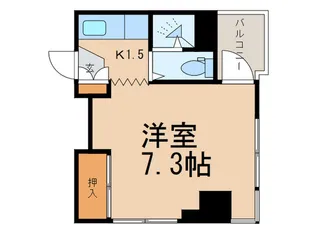 落合ハイツ【3階】の間取り