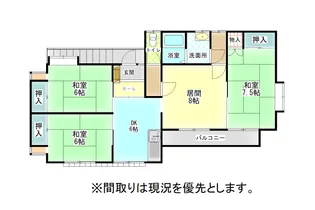 山形県山形市飯田西5【アパート】の間取り
