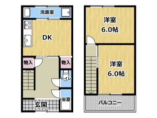 兵庫県宝塚市安倉西4【一戸建】の間取り