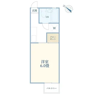ドゥエルホワイト【2階】の間取り